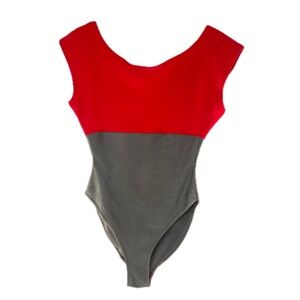 Wilson Color Block One-Piece Body Suit Vintage 80s Size Small by Lady Wilson